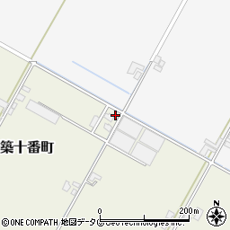 熊本県八代市郡築十番町42周辺の地図
