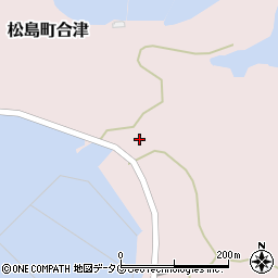 熊本県上天草市松島町合津6814周辺の地図