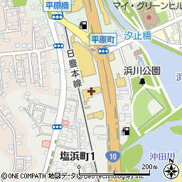 宮崎トヨタ自動車延岡店周辺の地図