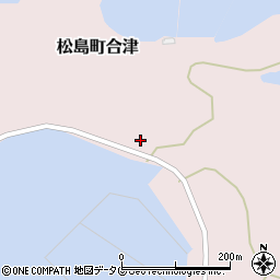 熊本県上天草市松島町合津6828周辺の地図