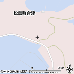 熊本県上天草市松島町合津6812周辺の地図