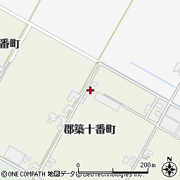 熊本県八代市郡築十番町50周辺の地図