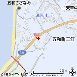 熊本県天草市五和町二江4416周辺の地図