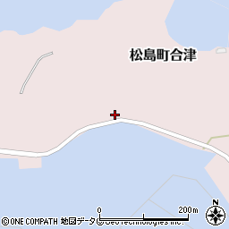 熊本県上天草市松島町合津6927-1周辺の地図