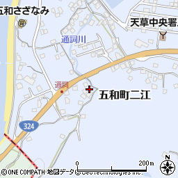 熊本県天草市五和町二江4439周辺の地図