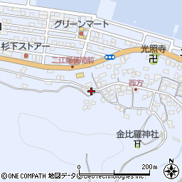 熊本県天草市五和町二江3383-1周辺の地図