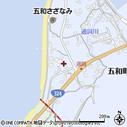 熊本県天草市五和町二江4550-1周辺の地図