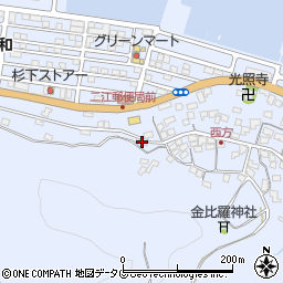 熊本県天草市五和町二江3383周辺の地図