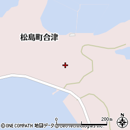 熊本県上天草市松島町合津6822周辺の地図