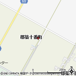 熊本県八代市郡築十番町80-2周辺の地図