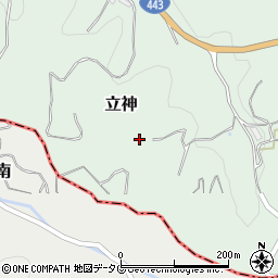 熊本県八代郡氷川町立神274周辺の地図