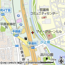 宮崎トヨタ　カローラ平原店周辺の地図
