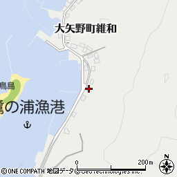 熊本県上天草市大矢野町維和121周辺の地図