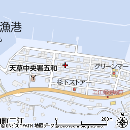 熊本県天草市五和町二江4875周辺の地図