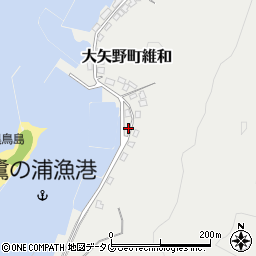 熊本県上天草市大矢野町維和122周辺の地図