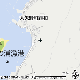 熊本県上天草市大矢野町維和108周辺の地図