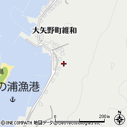 熊本県上天草市大矢野町維和124周辺の地図
