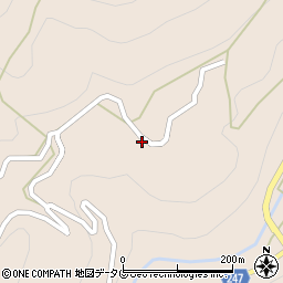 熊本県八代市泉町栗木200周辺の地図