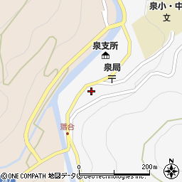 熊本県八代市泉町柿迫3188周辺の地図