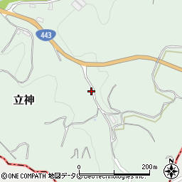 熊本県八代郡氷川町立神347-1周辺の地図