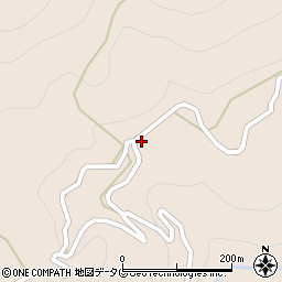 熊本県八代市泉町栗木289周辺の地図