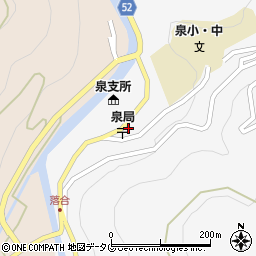熊本県八代市泉町柿迫3168周辺の地図