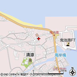 熊本県天草市五和町鬼池1041-4周辺の地図