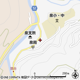 熊本県八代市泉町柿迫3159周辺の地図