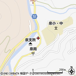 熊本県八代市泉町柿迫3122周辺の地図