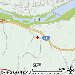 熊本県八代郡氷川町立神258周辺の地図