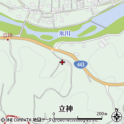 熊本県八代郡氷川町立神233周辺の地図
