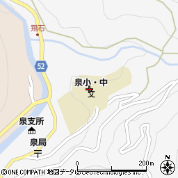 熊本県八代市泉町柿迫1111周辺の地図