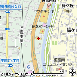宮崎トヨタ自動車ネッツ宮崎平原店周辺の地図
