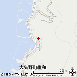 熊本県上天草市大矢野町維和184-3周辺の地図