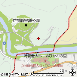 熊本県八代郡氷川町立神592周辺の地図
