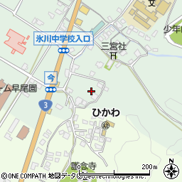 熊本県八代郡氷川町今周辺の地図