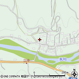 熊本県八代郡氷川町立神周辺の地図