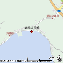 満越公民館周辺の地図