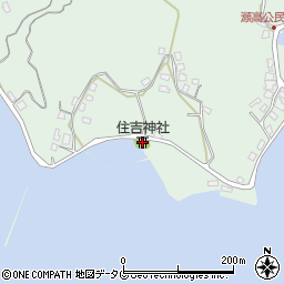 住吉神社周辺の地図