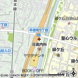 スシロー 延岡平原店周辺の地図