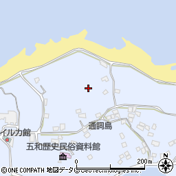 通詞島周辺の地図