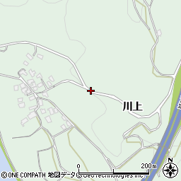 熊本県八代郡氷川町川上周辺の地図