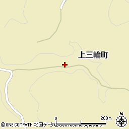 宮崎県延岡市上三輪町周辺の地図
