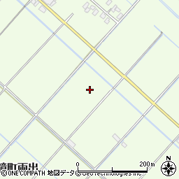 熊本県八代市鏡町両出周辺の地図