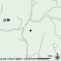 熊本県八代郡氷川町立神1321周辺の地図