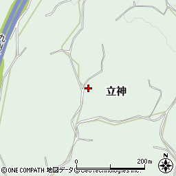 熊本県八代郡氷川町立神1565周辺の地図