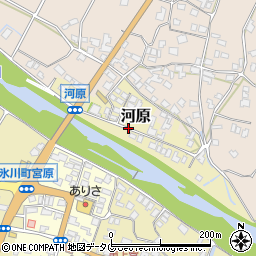 熊本県氷川町（八代郡）河原周辺の地図