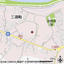〒882-0881 宮崎県延岡市三須町の地図