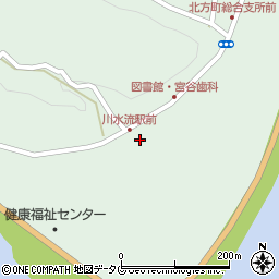 延岡警察署　北方駐在所周辺の地図