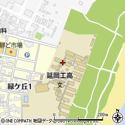 延岡工業高校周辺の地図